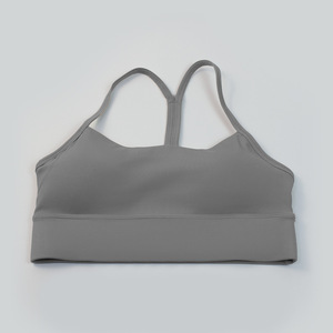 Lightweight Seamless Shock-Absorbent High Support Four-Way <b>Stretch</b> Quick Dry Sports <b>Bra</b> Removable Pads Breathable Yoga Vest - Product Image 4