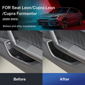 Para Seat <span class=keywords><strong>Leon</strong></span> MK4 <span class=keywords><strong>Cupra</strong></span> <span class=keywords><strong>Leon</strong></span> <span class=keywords><strong>Cupra</strong></span> Formentor 2020 2021 <span class=keywords><strong>2022</strong></span> 2023 2024 2025 Adhesivo para el bolsillo de la puerta delantera y trasera del coche, embellecedor interior - Product Image 2