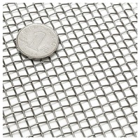 Maille de fil d'acier inoxydable de qualité alimentaire, personnalisée, résistante à la corrosion et aux hautes températures, à tissage plat, soudée et coupée