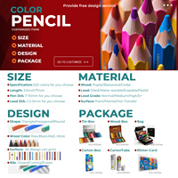 Coffret de 48 crayons de couleur professionnels huilés personnalisés pour le dessin et la peinture, couleurs vibrantes, mine douce et lisse