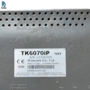 Panel de Pantalla Táctil HMI LCD TFT Industrial de 7 Pulgadas, Modelo TK6070IP1WV, con Puerto de Comunicación RS485 RS232 para Automatización Industrial - Product Image 1