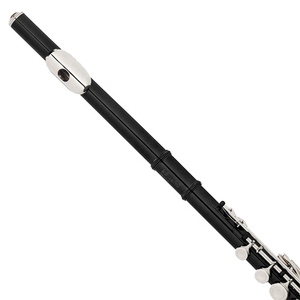 Flauta Profesional para Estudiantes SEASOUND JYFL201BK C Negra, 16 Orificios, Estuche de Cuero, Cuerpo de Cuproníquel, Nota Única Cerrada, OEM, Instrumento de Viento de Madera - Product Image 4