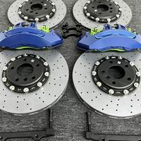 Disco de Freno de Cerámica de Fibra de Carbono Larga 330 355 400 420mm Rotor de Freno para Audi S6 S7 C7 RS5 RS6 RS7 Porsche Benz
