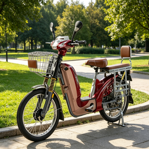 Vélo électrique TXL 48V 1000W avec moteur sans balais, roue de 14 pouces, batterie au plomb-acide/lithium 3 vitesses, longue autonomie, pour adulte, en acier au carbone, numérique - Product Image 3