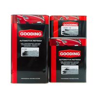 YATU GOODING GD-400 2K MS Vernis transparent automobile haute brillance séchage rapide résistant aux UV, vernis de finition premium pour atelier de carrosserie