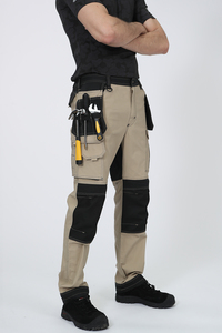 <span class=keywords><strong>Pantaloni</strong></span> da Lavoro Cargo in Cotone per Uomo <span class=keywords><strong>con</strong></span> Tasche e Ginocchiere, Economici e Personalizzabili, Vendita all'Ingrosso - Product Image 2