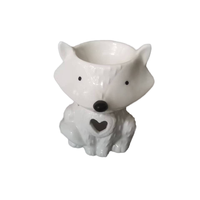 Brûleur à mazout moderne en céramique de porcelaine pour décorations de maison support de diffuseur d'aromathérapie d'encens d'encens de Noël pour brûleur de cire