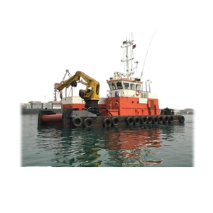 Grue hydraulique portuaire robuste avec rotation à 360° °   Rotation pour le chargement de navires de marchandises en vrac - Product Image 2