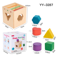 Juego de Madera Montessori para Niños, Caja de Clasificación de Formas y Colores, Juguete Educativo Sensorial para Niños y Niñas