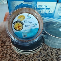 Plateau en papier silicone antiadhésif jetable pour friteuse à air