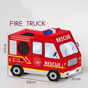 Giocattolo indossabile per bambini fatto a mano in <span class=keywords><strong>cartone</strong></span> per <span class=keywords><strong>camion</strong></span> <span class=keywords><strong>dei</strong></span> <span class=keywords><strong>pompieri</strong></span>-fai da te con scatole di <span class=keywords><strong>cartone</strong></span> - Product Image 2