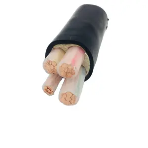 Standard 3C YJV 35mm2 copper conductor 3+1 core low voltage XLPE insulated power cable price list