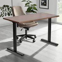 Mesa de Juego Moderna SAMDI SD-045 de Madera con Esquinas Metálicas, Altura Ajustable, Multifuncional para Estudio, Oficina y Almacenamiento