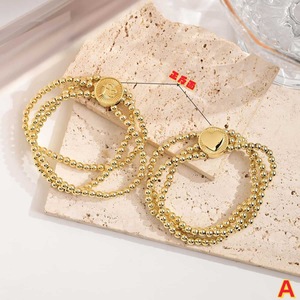 Pulsera de Moda BD-D795 con Dijes de <span class=keywords><strong>San</strong></span> <span class=keywords><strong>Benito</strong></span>/Virgen María/<span class=keywords><strong>Cruz</strong></span>, Pulsera Religiosa Chapada en Oro con Cuentas de <span class=keywords><strong>Cruz</strong></span>, Pulsera de Cuentas para Mujer - Product Image 3