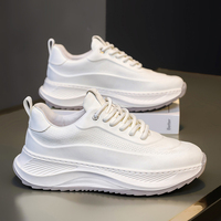 Nouvelles Chaussures Décontractées de Haute Qualité pour Hommes, Plateforme Blanche, Pas Chères, Marque de Mode Sportive pour Hommes