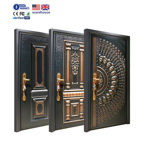 Porta Esterna in Ferro Battuto di Design Moderno Personalizzata Dedun, Porta in Acciaio di Alta Qualità - Product Image 1