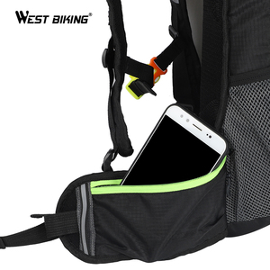 WEST BIKING <span class=keywords><strong>Sac</strong></span> à dos unisexe portable pour l'extérieur pour vélo de montagne <span class=keywords><strong>Sac</strong></span> à dos étanche pliable pour les voyages - Product Image 6