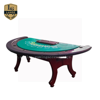 Table de jeu à LED de 84 pouces, disposition personnalisée, Table de Poker avec mélangeur de cartes