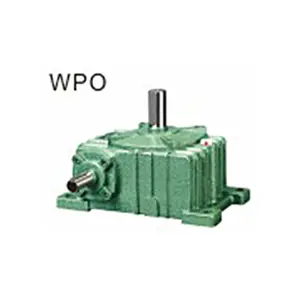 Grand rapport de réduction Wp série Wpa / Wps / Wpo / Wpx motoréducteur réducteur à vis sans fin horizontal avec moteur 40-250