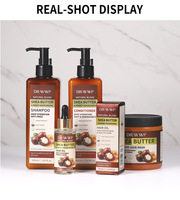 Après-shampoing nourrissant au beurre de karité et au miel DR.WWP 500ml, hydratation intense, anti-frisottis, soyeux et lisse pour cheveux secs