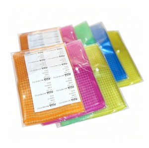 Bolsa de Archivo Grande de Polipropileno Tamaño FC, para Oficina y Escuela, Bolsa Transparente con Cierre a Presión, Bolsa de Almacenamiento Transparente para Papel - Product Image 2