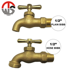 High Quality of Brass Bibcock 1/2'' Wall Mounted <b>Taps</b> and Bib <b>Taps</b> Bibb Brass <b>Hose</b> Bibb - Product Image 4