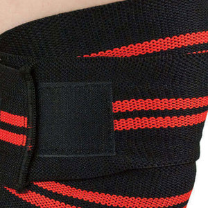 Genouillères en néoprène robustes et élastiques, personnalisables avec logo et couleur, pour soulevés de terre et entraînements en salle de sport, prix de gros abordable - Product Image 4