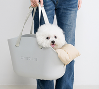 Sac de transport portable pour animaux de compagnie en EVA, avec doublure en polaire amovible, sac à main à bandoulière unique pour petits chats et chiens de moins de 5 kg, pour les voyages en plein air
