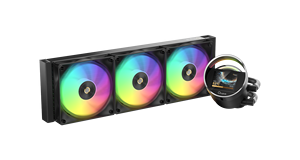 ชุดระบายความร้อนด้วยน้ำแบบ AIO รุ่น L36 BK ARGB ขนาด 360 มม. พร้อมหน้าจอ IPS ขนาด 2.4 นิ้ว รองรับซีพียู 115X/1200/1700/1851/AM4/AM5  ลดราคาพิเศษ - Product Image 2