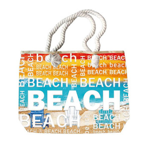 Bolsa de Playa de Lona con Logotipo Personalizado, Recuerdos de París, Francia - Product Image 5