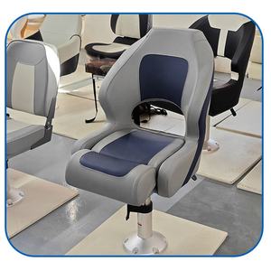 Asientos de barco marino, silla de piloto, impermeable, de lujo, abatible hacia arriba, asiento de barco para yate, Pontón, barco, lancha rápida - Product Image 5