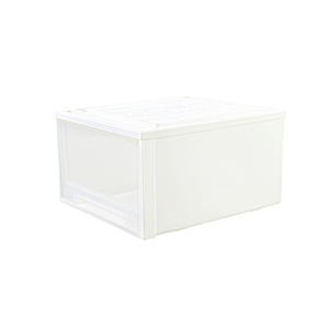 Tiroir de rangement de bureau en plastique PP transparent carré moderne pliable <span class=keywords><strong>armoire</strong></span> à vêtements de ménage type aluminium boîtes de rangement bacs - Product Image 5