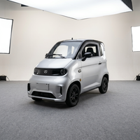 Auto Eléctrico Sedán Homologado por Wvta EEC L6e Sin Licencia de Conducir, 4 Ruedas, Motor Único, Batería de Litio con Cámara Trasera, China