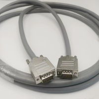 Kabel Video Definisi Tinggi VGA Male-to-Male Solid-Core Fleksibel Tinggi Berlapis Emas DB15 Tiga Baris Dual-Male