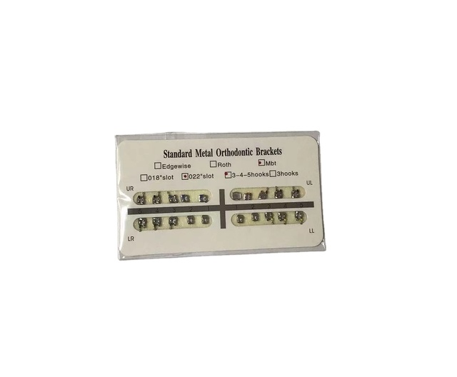 Standard MBT Roth Metal Braces Dental Orthodontic Edgewise Brackets