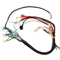 Faisceau de câblage pour quad ATV et buggy des dunes 50cc-125cc, avec conducteur en cuivre flexible, adaptateur, connecteur, démarrage électrique et circuit complet