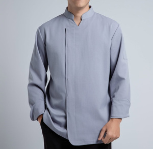 Été <span class=keywords><strong>Restauration</strong></span> Chef Travail Uniforme Manches Courtes Épaissie Hôtel Cuisine Spécial Automne Hiver Vêtements - Product Image 6