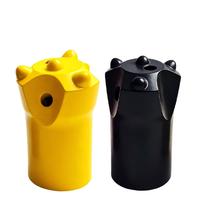 Forets à boutons en carbure de 32 mm, 34 mm, 38 mm, 5 boutons, coniques à 7 degrés, pour le forage de carrières et de trous de dynamitage