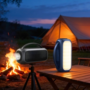 Altavoz Inalámbrico M10L con Malla Metálica, Linterna, Banco de Energía de 5000mAh, Manos Libres, AUX, para Cine en Casa y Fiestas al Aire Libre, 30W - Product Image 1