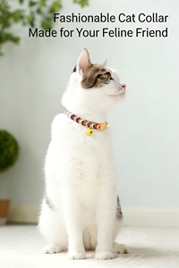 Collares de seguridad para gatos con cascabeles, paquete de 2, venta al por mayor, accesorios para mascotas, collar ajustable para gatos - Product Image 3