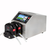 Bomba Peristáltica Pequeña Lead Fluid BT100F, Dispensador de Laboratorio, Fabricante Chino, Bomba Dosificadora OEM con Controlador y Motor Paso a Paso