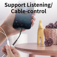 EONLINE-AMPLIFICADOR DE AURICULARES DAC USB tipo C a Jack de 3,5mm, adaptador de Audio, decodificador Digital, convertidor AUX para Xiaomi y Huawei