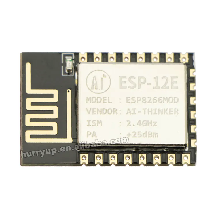 16x24x3mm 802,11 b/g/n 2,4 GHz 2,4G módulo WiFi ESP-12E