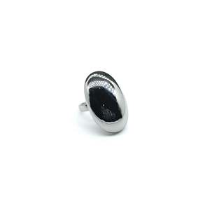 Fashion <b>Rings</b> 316L Stainless Steel PVD Gold Plating Sustainable Resistant Oval Design <b>Statement</b> <b>Ring</b> - Product Image 1