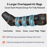 Système de Récupération par Compression Air Recoveri Bottes de Récupération Sportive Pompe DVT Machine de Physiothérapie pour Appareil de Massage des Pieds et des Jambes