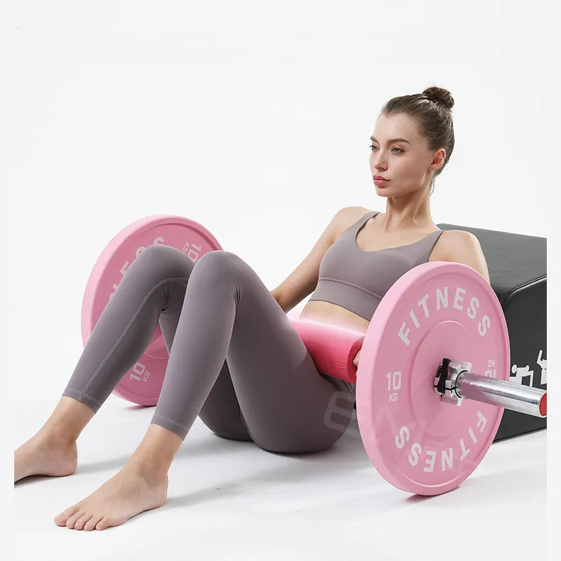 Mancuerna de entrenamiento de cadera con placas de pesas, puente de pegamento comercial para Fitness, fuerza de gimnasio, 2023