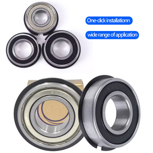 Rodamiento de Bolas de Ranura Profunda para Motor Eléctrico 6208NR 6201 6202 6205 6204 con Anillo Elástico, Sello de Goma 40x80x18mm, Holgura C3 - Product Image 3