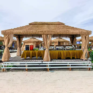 Nhân tạo tổng hợp thatch mái gazebo hệ thống có thể thu vào mái hiên sân thượng tán mái hiên - Product Image 2