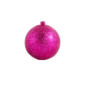6 8 10cm rond paillettes mat boutique arbre de Noël ornement PS boule en plastique - Product Image 6