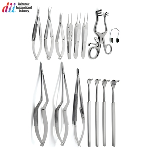 Ensemble d'instruments microchirurgicaux ophtalmiques professionnels en acier inoxydable, fournisseur en gros d'outils de chirurgie oculaire - Product Image 2